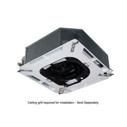 Mitsubishi SLZ-KF09NA.TH with SLP-18FAU 9,000 BTU/H Ceiling Cassette Indoor Unit for Multi-Zone Heat Pump System; Supersedes: SLZ-KA09NAR1.TH